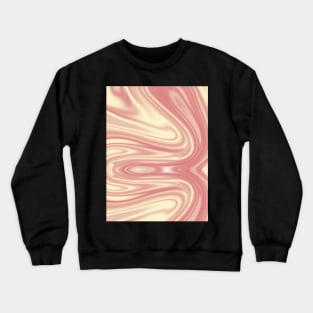 Peach Liquify Pattern Background Crewneck Sweatshirt